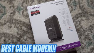 NetGear CM700 Cable Modem Unboxing and Setup!!