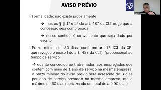 Aviso prévio: regras básicas