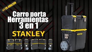 Reseña Carro Porta Herramientas Stanley 326 🧰 N°1 en Amazon del Taller móvil 3 en 1