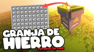 🦾 ¡HIERRO INFINITO en Minecraft 1.21 Bedrock! 💪 La GRANJA AUTOMÁTICA Más FÁCIL 🌌