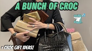 My Entire Croc Bag Collection and More! | Unboxing & Gift Ideas on Sale! Hermès, Tiffany, Givenchy