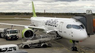 TRIP REPORT | airBaltic | Airbus A220-300 | Riga - Berlin Tegel | Best budget airline in Europe