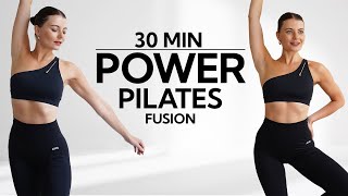 30 MIN POWER PILATES HIIT WORKOUT- No Repeats |Sculpt & Burn | Fat Burning