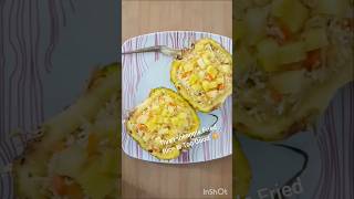 An Exotic Dish for an exotic day | Aaroz con Piña | Pineapple fried Rice#youtubeshorts#pineapplerice