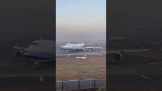 Queen Of The Skies. China Eastern B747-400F departs from Mumbai. #Shorts #B747 #mumbai