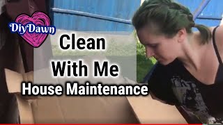 Clean With Me | House maintenance | NO VOICE OVER | DiyDawn