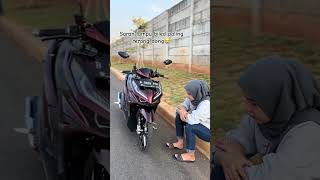 Lagi viral !!! cewe cantik suka modif motor Vario ala proper 🥵