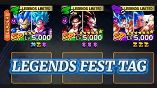 Every Legends Festival Part 1 Tag Trio (Dragon Ball Legends) #dragonballlegends #dblegends