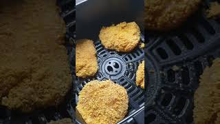 High Protein Crispy Chicken Burger 🍔 #airfryerrecipes #burger #shortvideo #viral #cooking #shorts