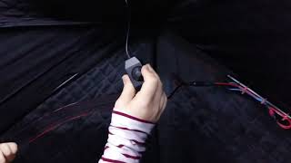 How to rig your ice fishing tent with lights!