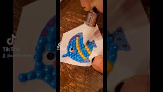 diamond paint this cute, little fish with me! #diamondpainting #satisfying #shorts #fun #fish #funny