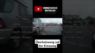 Überholzwang auf der Kreuzung