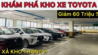 ✅ Kho xe Toyota xả hàng tháng 9| Bất ngờ với Toyota Veloz, Raize, Altis, Vios