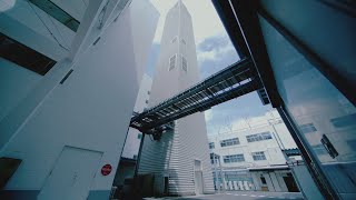 Height-Difference Testing Tower (60 meters high) - Testing Laboratory  | FUJITSU GENERAL