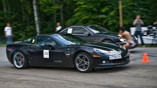 680 hp Mercedes CL65 AMG VS. Chevrolet Corvette Z06. Unlim 500+