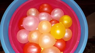 Fun Water Balloons Pop part 14!!! balloon pops #satisfying  #asmr  #funny