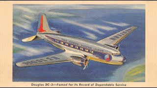 Douglas DC-3 Postcard from 1936 to 1950 | Douglas Dc-3 Dakota