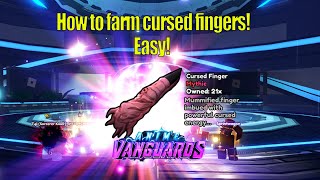 HOW TO FARM SUKUNA FINGERS EASY!!| Anime Vanguards