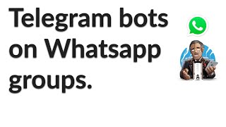 КАК: Подключить бота Telegram и группу WhatsApp.