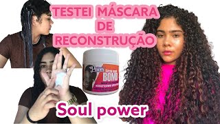 Resenha:Testando mascara capilar+cronograma capilar