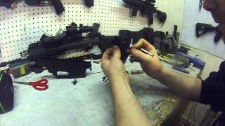 We Scar gbbr trigger group breakdown/assembly