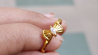 Gold ring for ladies