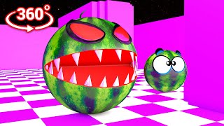 360 Video || WaterMelonPac (PT2) 360 Animation VR [4K]