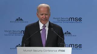 55. Münchner Sicherheitskonferenz: Joseph R  Biden Jr  followed by Q&A