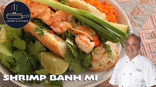 Jasper’s Kitchen: Shrimp Banh Mi 🍤🥪