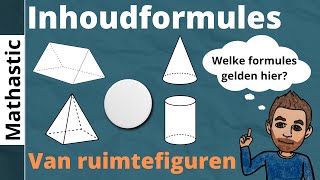 Inhoudsformules van ruimtefiguren