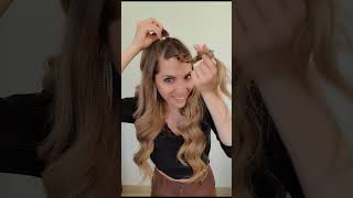 ASTUCE COIFFURE FACILE et rapide - Fausse tresse collée facile à faire -  Jolie trese a faire seule