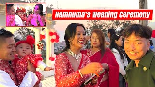 बहिनी सृजना निङ्लेकुकी कान्छी छोरीलाई आशिर्वाद ❤️ Weaning Ceremony of Namnuma!! Biswa Limbu Vlogs