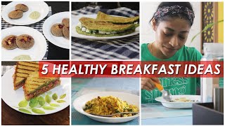 5 High Protein Breakfast ideas | Kid-friendly healthy breakfast | Quick vegetarian breakfast