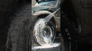 MUDDY Jeep Wheel Cleaning - ASMR