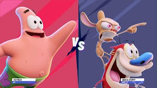 Nickelodeon All-Star Brawl 2 Patrick Star vs Ren&Stimpy