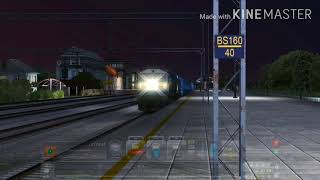 Dangerous high speed train crossing in indian simulator train:indian railways