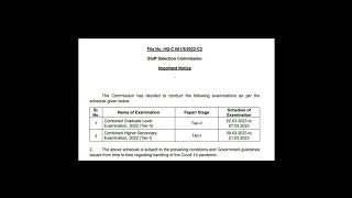 SSC CGL 2023 Tier-II Exam Date