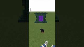 MODERN NETHER PORTAL IN MINECRAFT!!😱😱#shorts #justiceforsidhumoosewala #minecraft