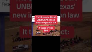 BREAKING NEWS: Supreme Court permitted Texas police to enforce SB4