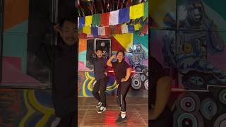 Gulabi Sharara - Teacher and Student Dance 🕺 💃🇳🇵 #nepdudes #kathmandunepal #dance #zumbaclass