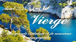 🌴 Vierge ♍ 🌴 Août 2024 🌴 Une grande évolution et de nouveaux engagements🌴