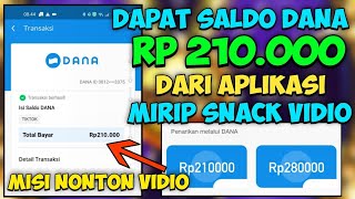 Mirip Snack Vidio !! Cuma Nonton Vidio Di bayar Saldo Dana ,ovo ,gopay dan pulsa