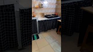 Assalamualaikum... pagi ini aku pasang gorden kolong dapur...#shorts #home