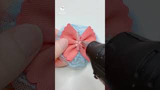 Diy Hair Clips 💎🎀 #howtomake#shorts#shortsdiy#hotmelt #crafts #hairclip#diyproject#tiktok #手作り