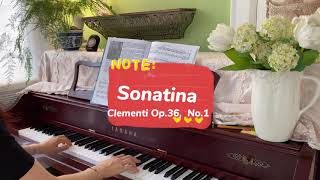 Sonatina by Clementi Op. 36, No. 1