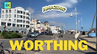 Worthing England |Worthing Pier |Worthing Beach 4K