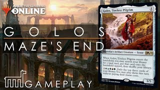 Golos Tireless Pilgrim Maze's End EDH Deck Gameplay