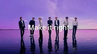 بی تی اس | موزیک ویدیو Make it right از BTS با زیرنویس فارسی🎧