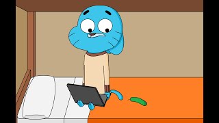 GUMBALL IS AFRAID OF CUCUMBERS! XD - My Gumball comic Ep. 2 animated