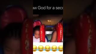 lil bro saw God for a second!!🤣🤣🤣